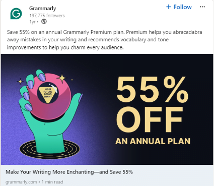 Grammarly Occasional Discounts