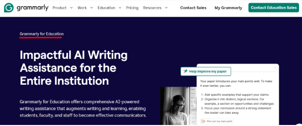 Grammarly for Colleges & Universities