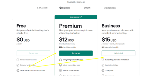 Grammarly's Annual Subscriptions
